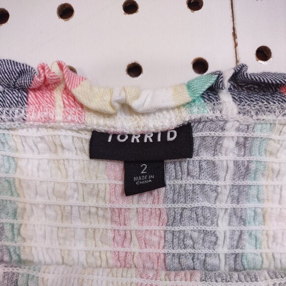 Torrid Strapless Blouse, Size 2XL - Picture 6 of 7